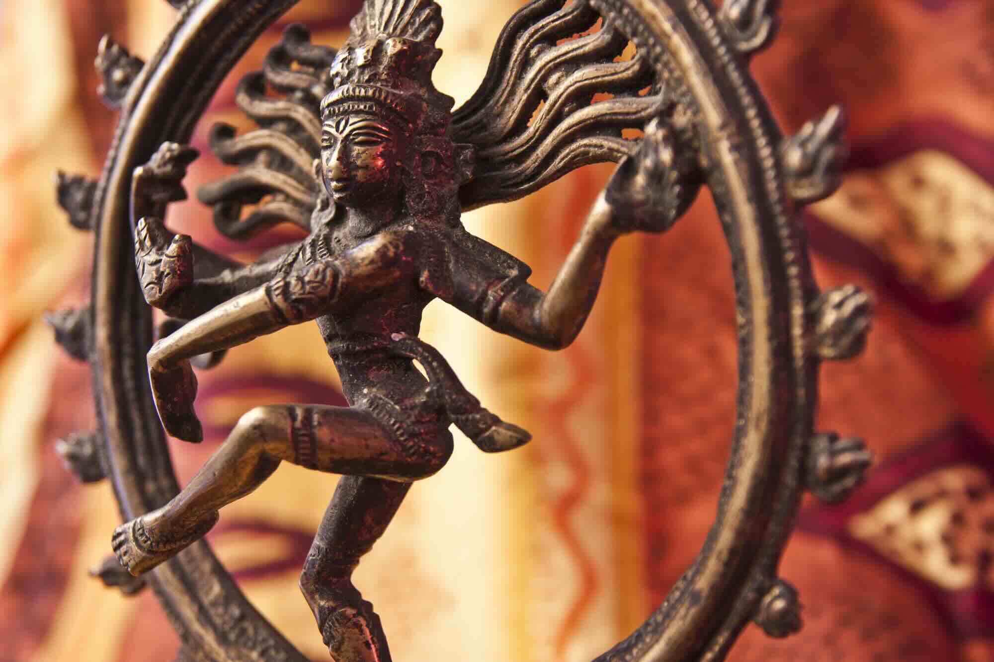 Antiek bronzen beeld Shiva
