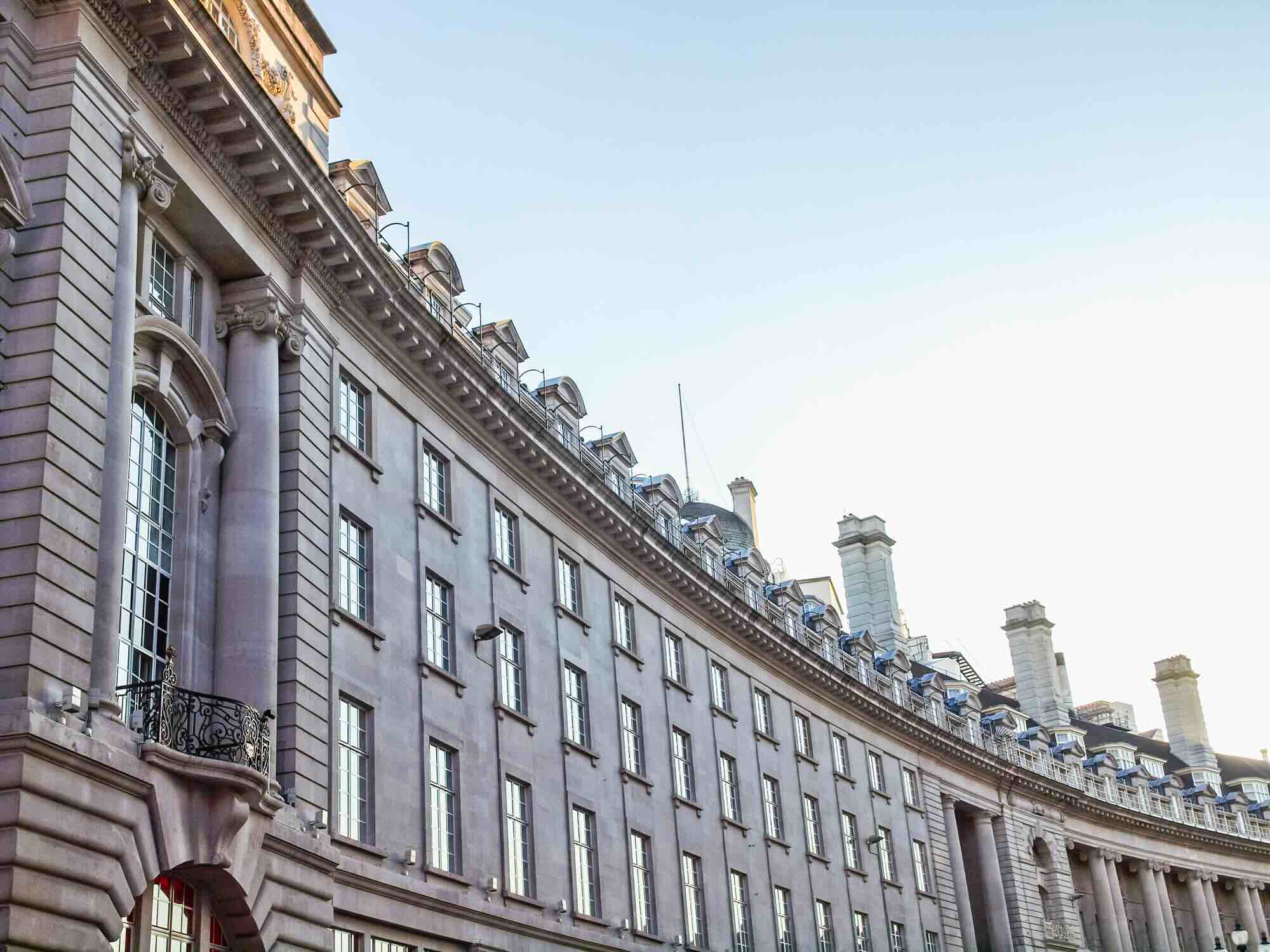 Regency architectuur Regents street Londen