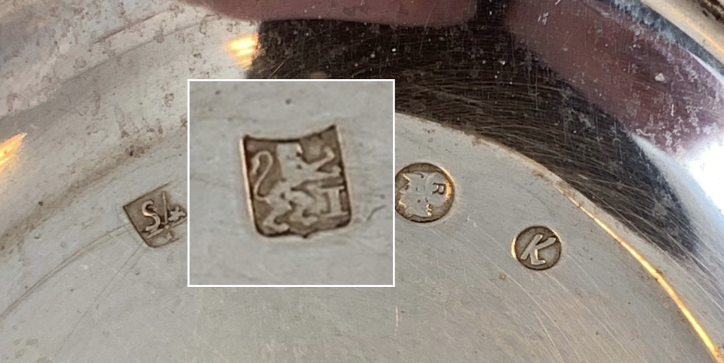 voorbeeld 1e gehalte leeuw zilver