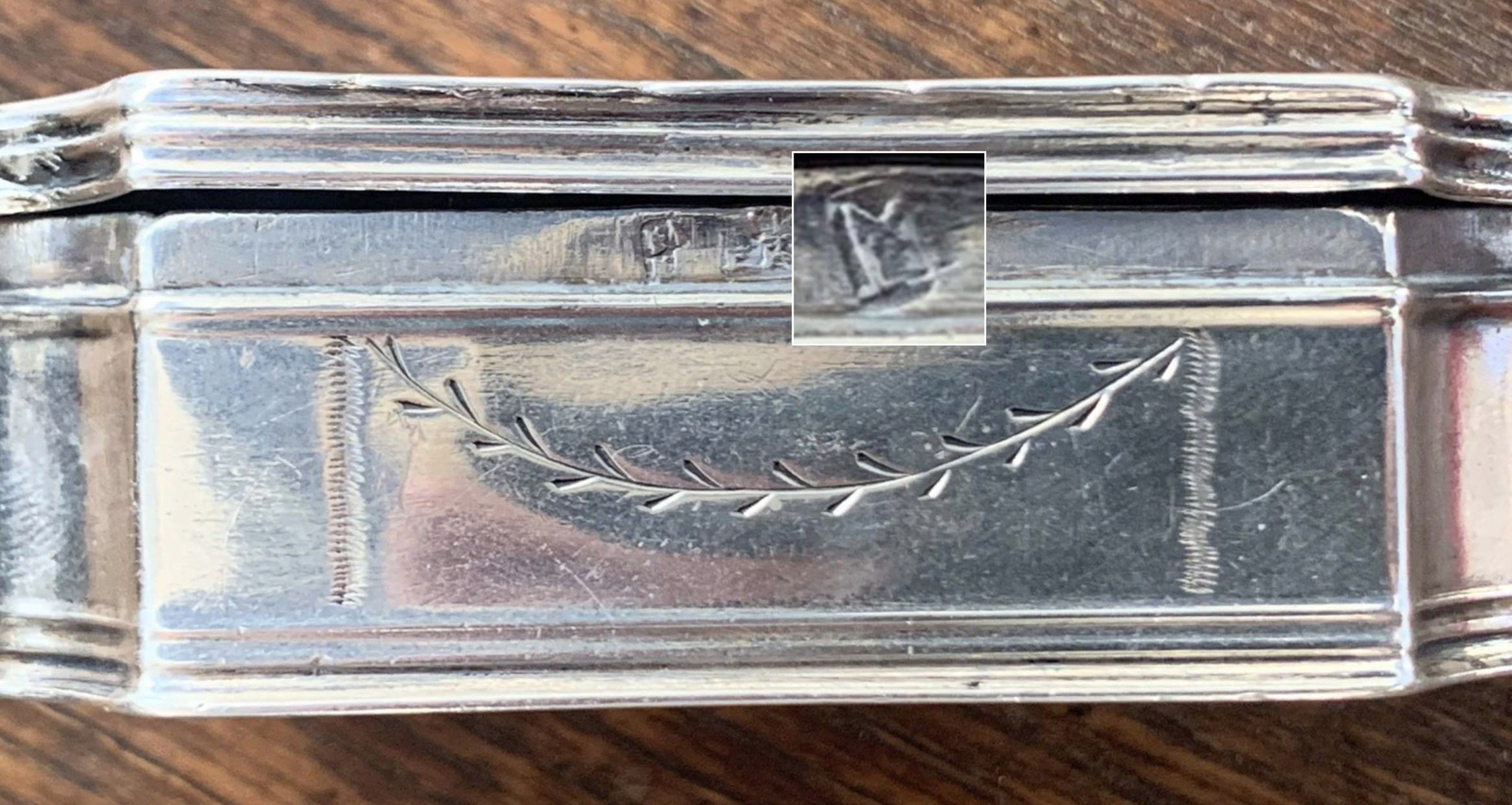 Voorbeeld jaarletter zilver