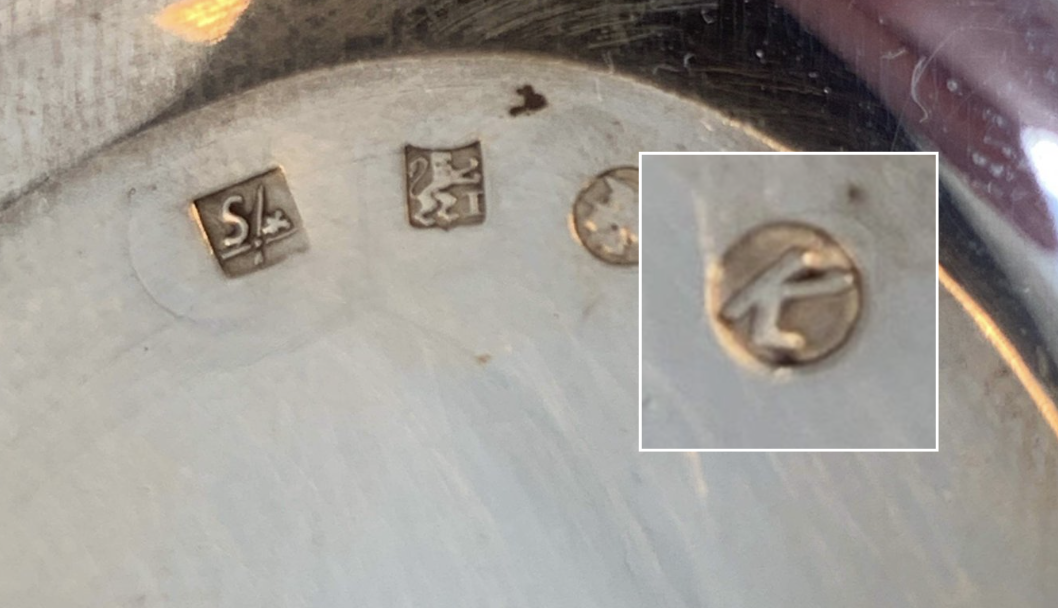 Voorbeeld zilver jaarletter